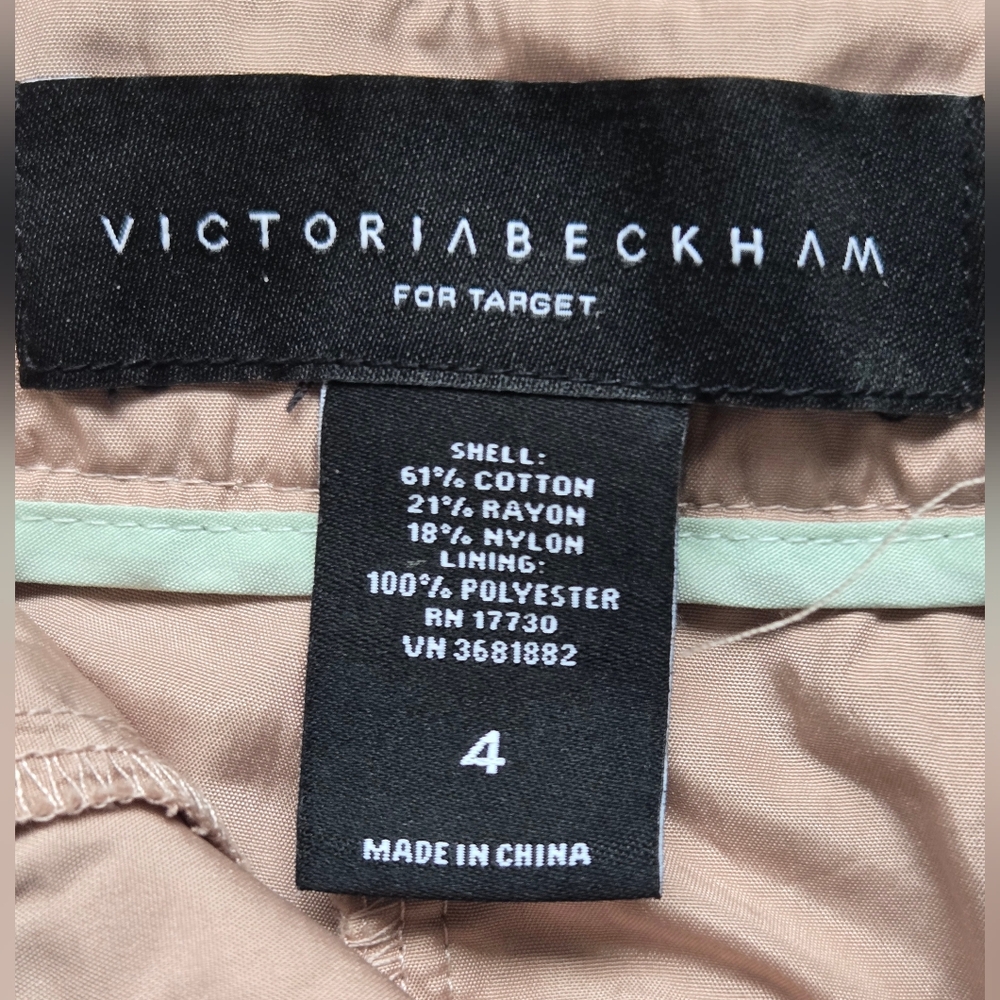 Victoria Beckham Mint Lace High Waist Shorts - Picture 3 of 3